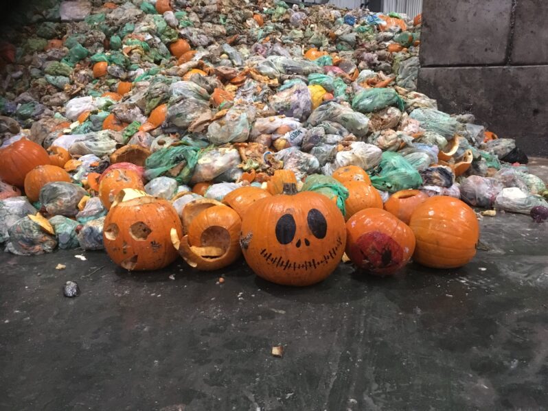 Halloween recycling