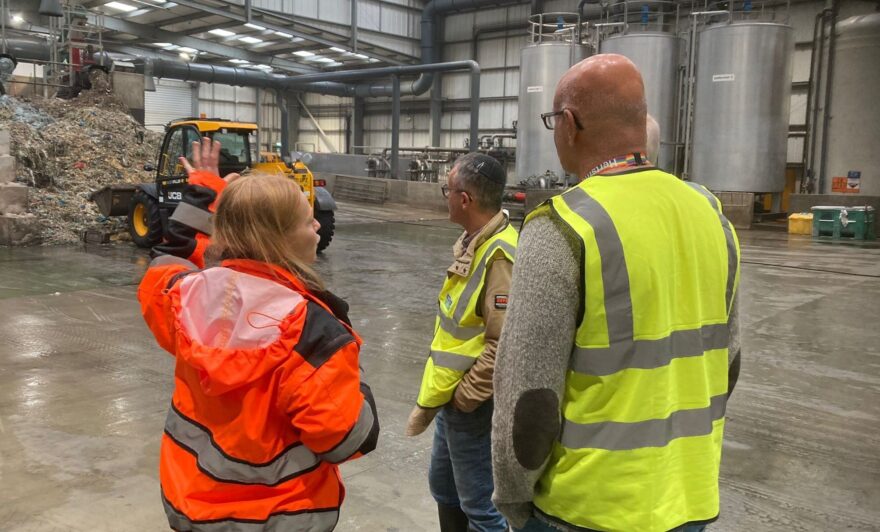 Hertsmere Borough Council visit Severn Trent Green Power