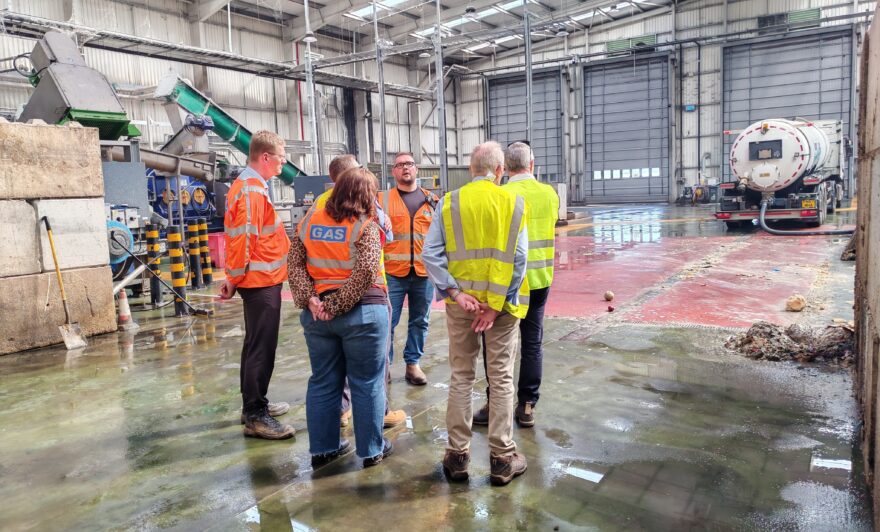 Institute of Gas Engineers and Managers visit Severn Trent Green Power