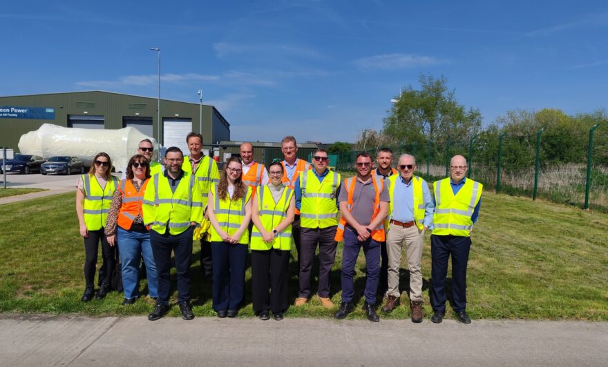 Institute of Gas Engineers and Managers visit Severn Trent Green Power